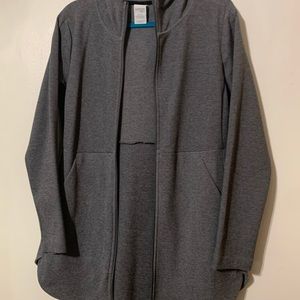 Charcoal Tunic Hooded Jacket